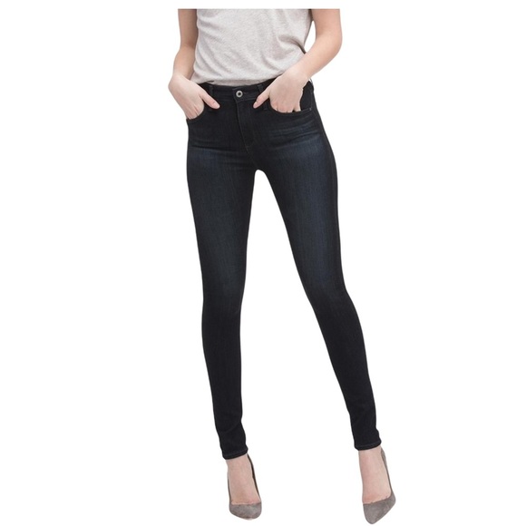 Ag Adriano Goldschmied Denim - AG The Farrah Skinny High Rise Stretch Jeans in Brooks Wash